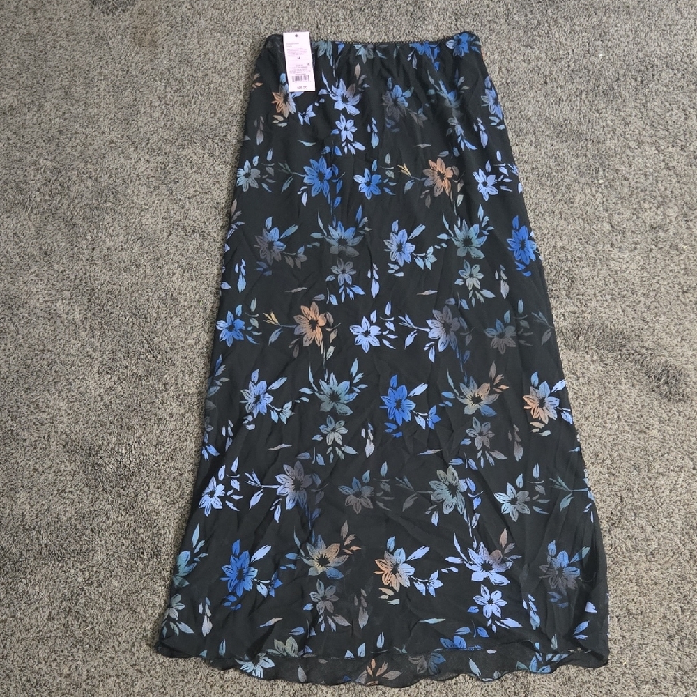 Wild Fable Blue Maxi A-Line Skirt